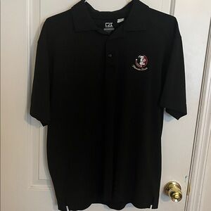 Florida State Cutter & Buck Black Polo Shirt